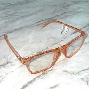 NWT Bp Tangerine Orange Translucent Blue Light Filtering Glasses